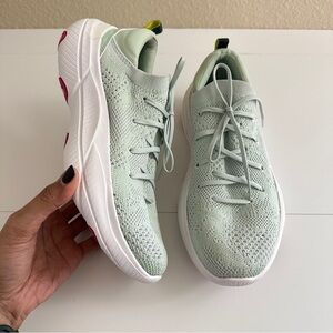 NWOT Sorel Women's Explorer Blitz Stride Lace Sneakers in Mint & White sz US 8.5